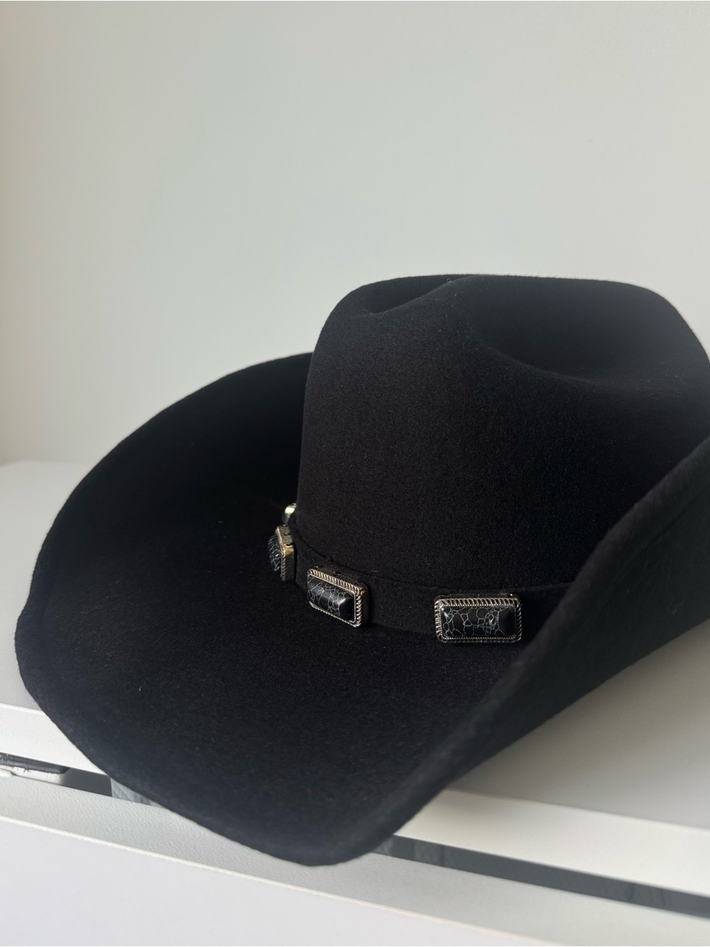 12th Tribe McGraw Black Onyx Cowboy Hat - Picture 9 of 14
